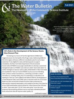 Fall 2021 Water Bulletin Cover